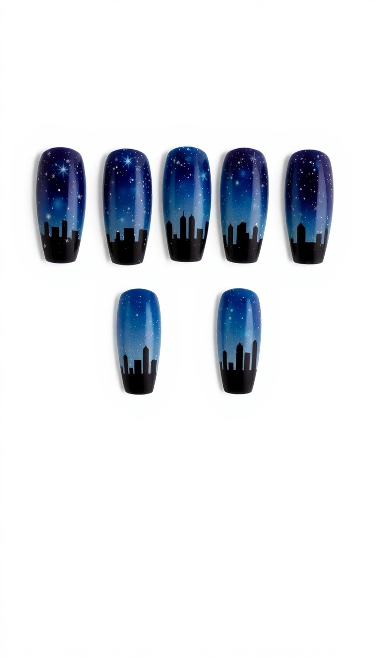 15. Starry Night Skyline