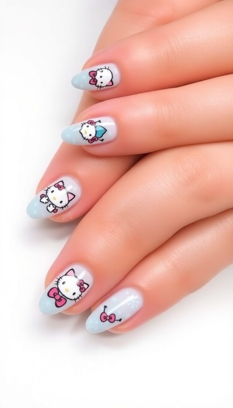16. Hello Kitty and Frosty Friends