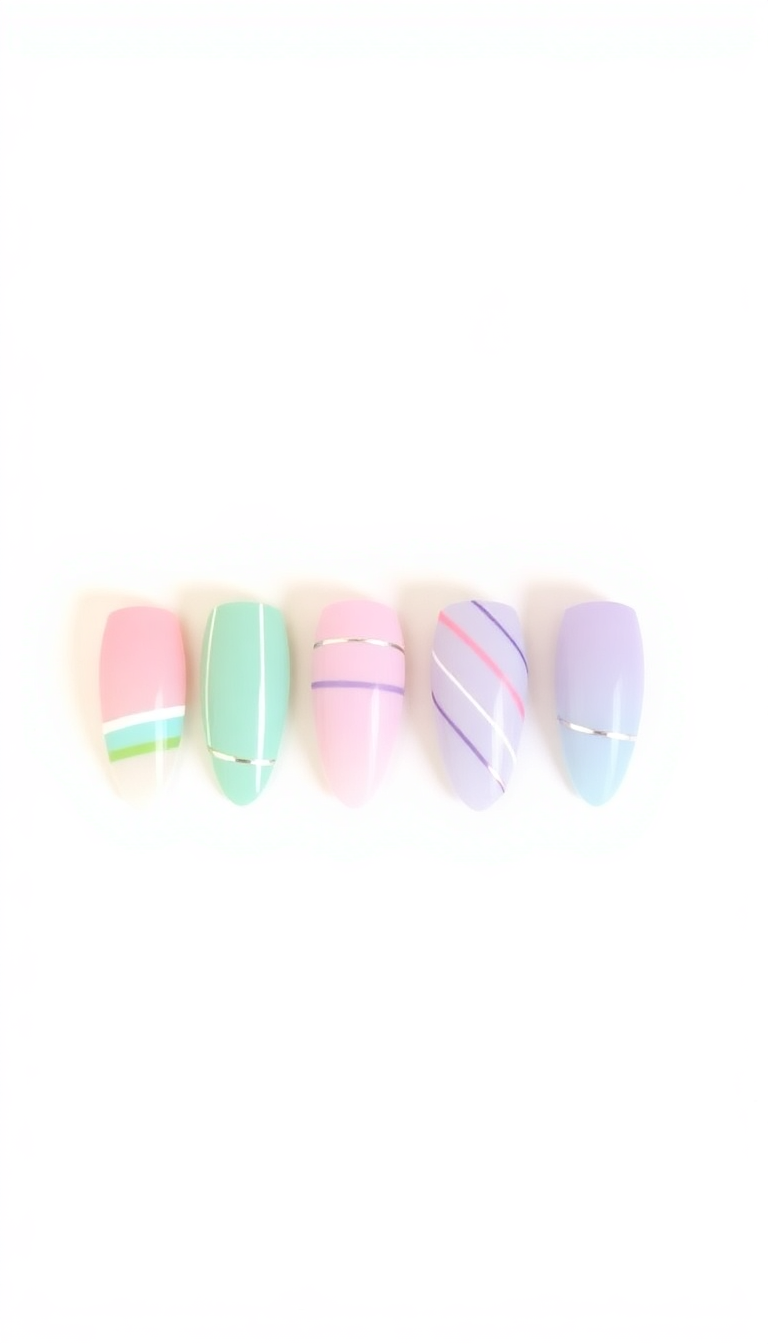 16. Pastel Stripes and Lines