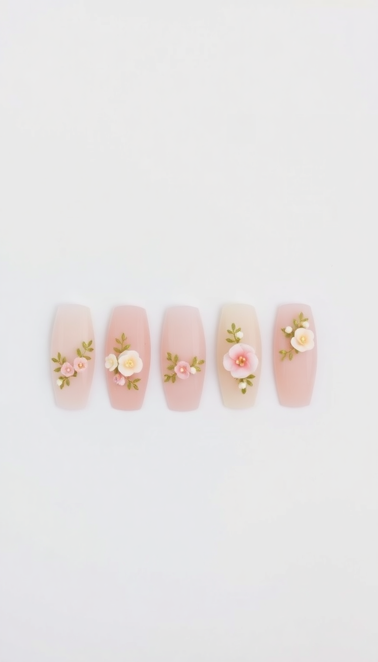 19. Elegant Floral Embellishments