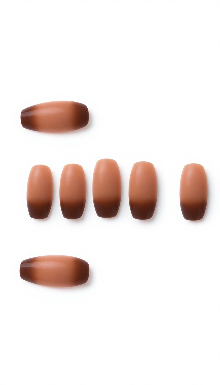 19. Trendy Cocoa Ombré
