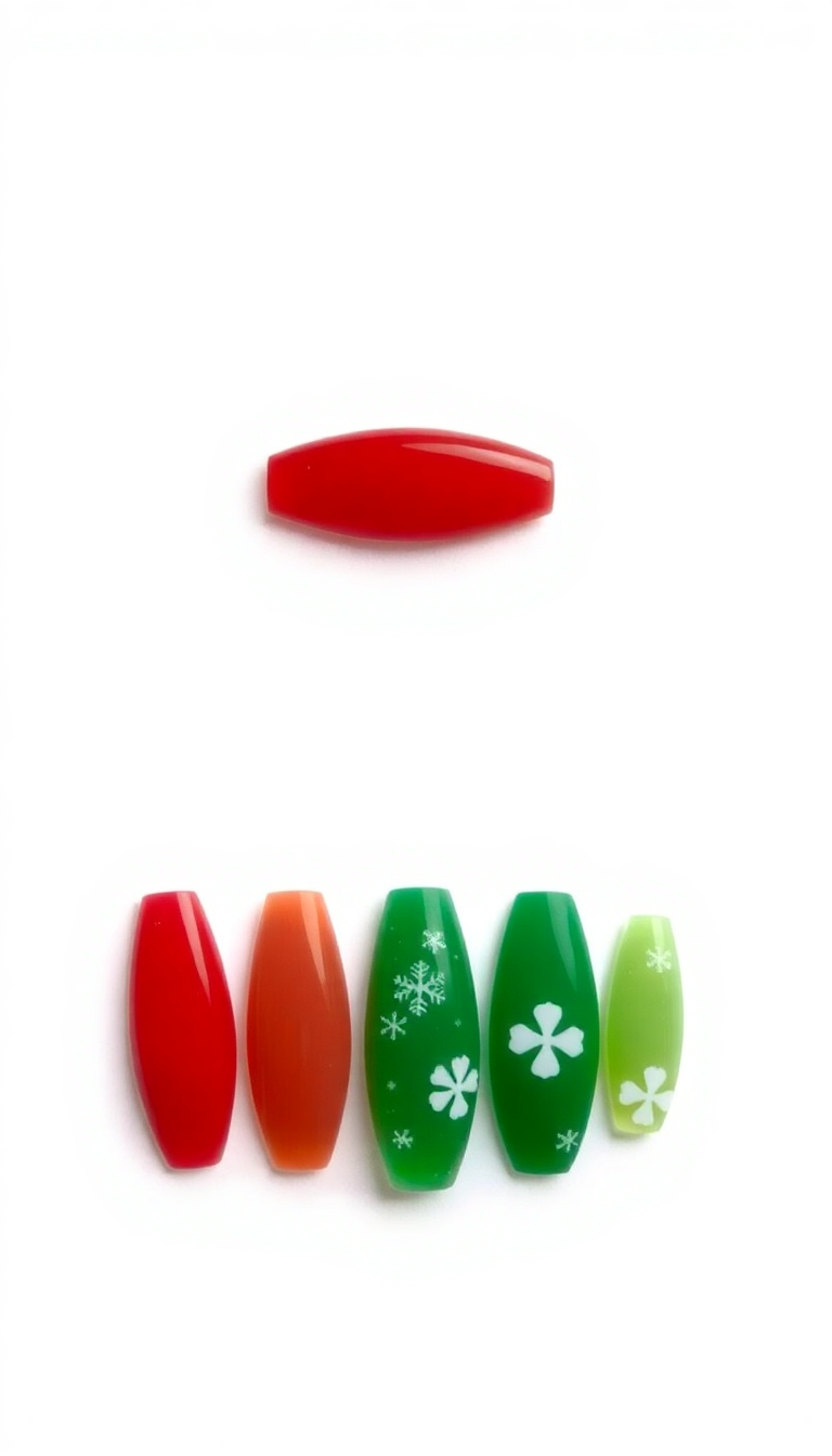 2. Classic Red and Green Holiday Vibes