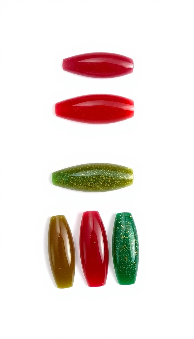 2. Classic Red and Green with a Twist