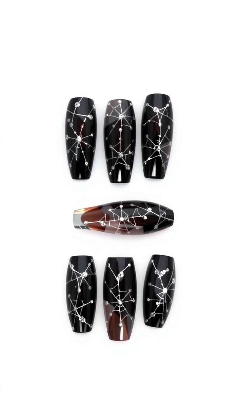 2. Creepy Cobweb Elegance