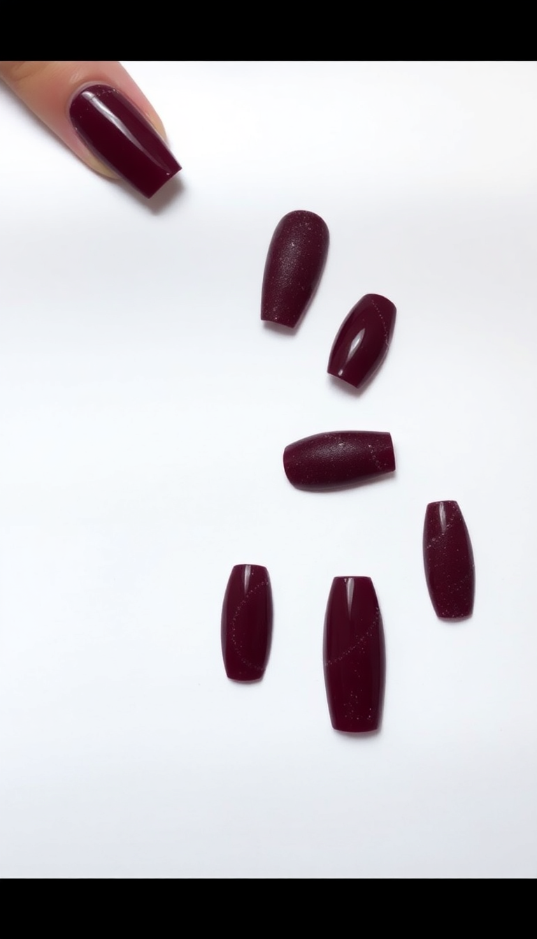 2. Deep Burgundy Bliss