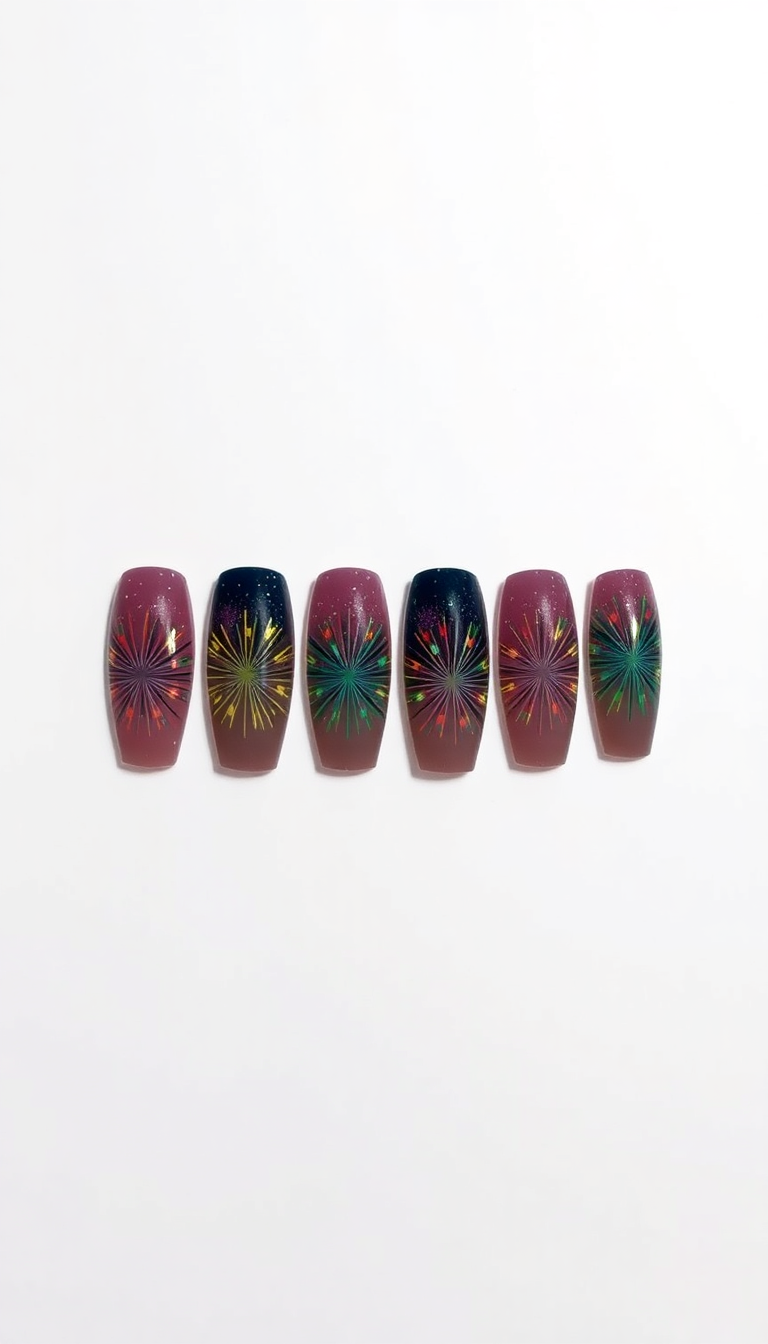 2. Fireworks Burst Design