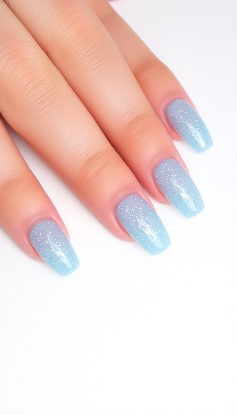 2. Icy Blue Sparkles