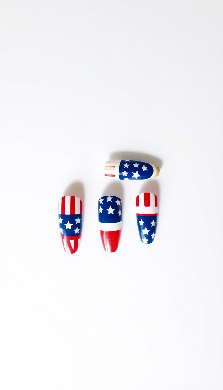 2. Patriotic Stripes and Stars