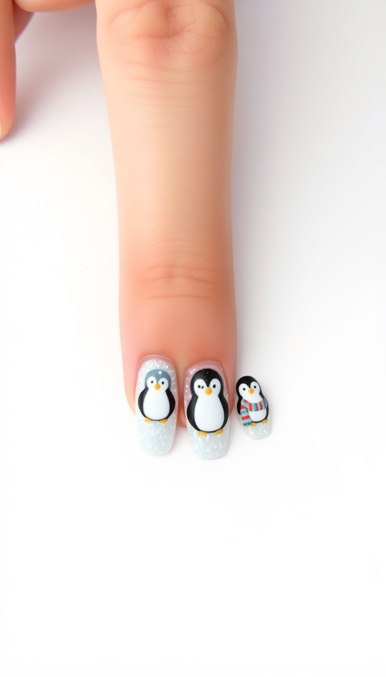 2. Playful Penguin Pals