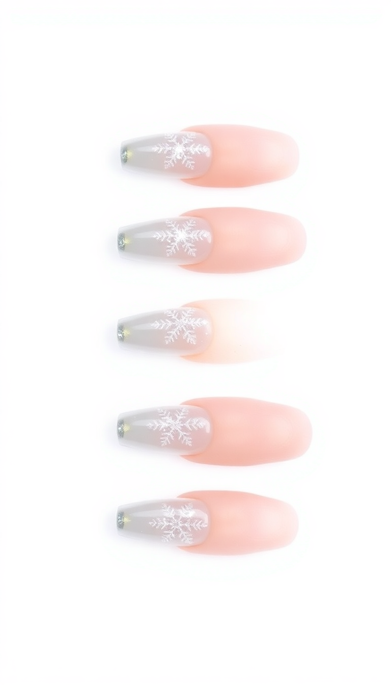 2. Sparkling Silver Snowflake Accents