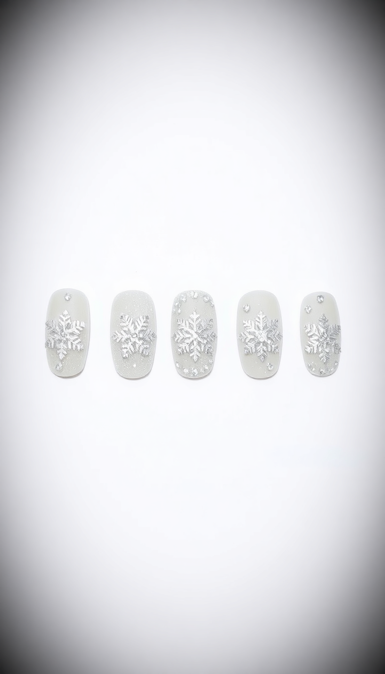 2. Sparkling Snowflake Designs