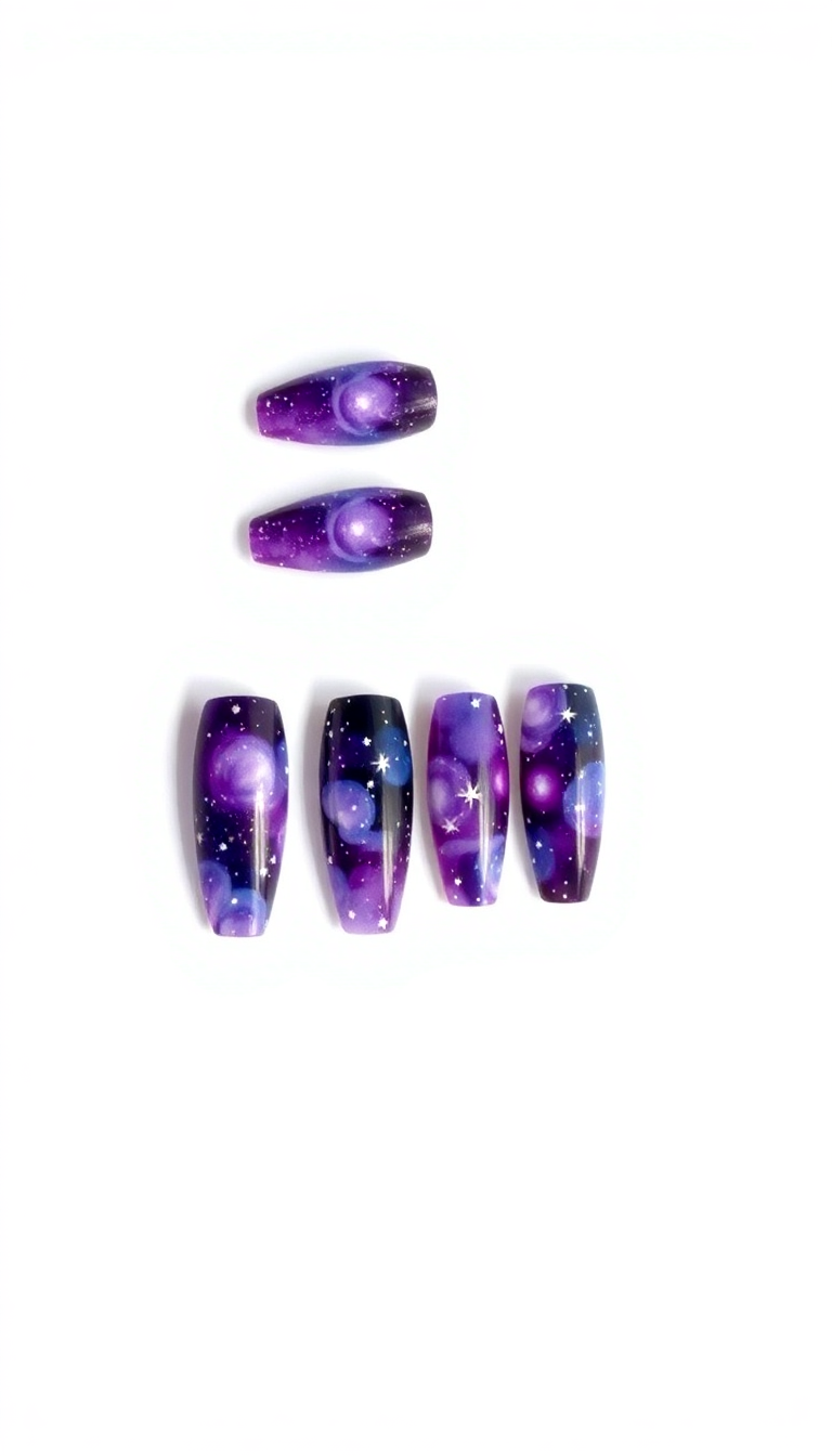 21. Glittering Purple Galaxy