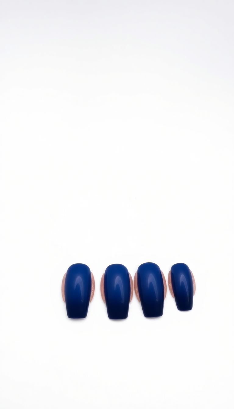 3. Bold Midnight Blue Ombre