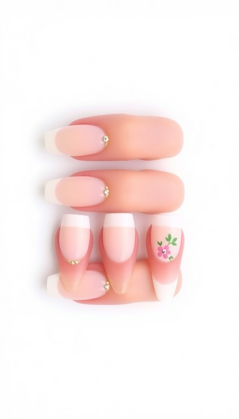 3. Classic French Manicure with a Twist