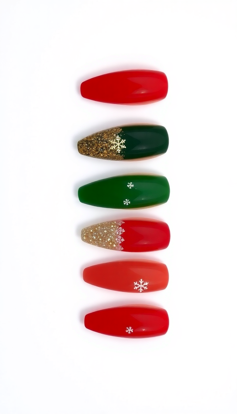 3. Classic Red and Green Holiday Vibes