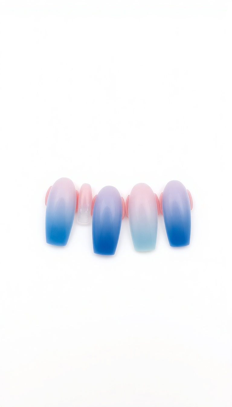 3. Frosted Blue Ombre