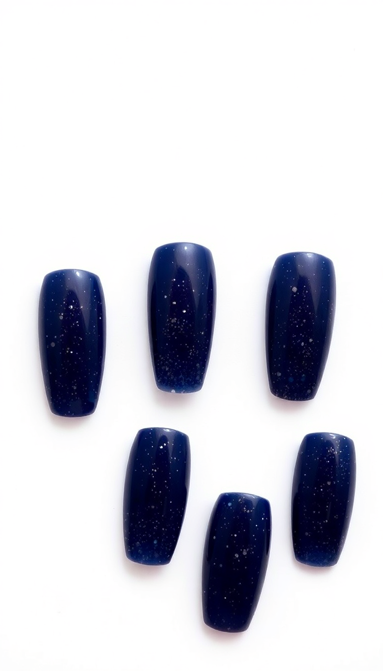 3. Glittering Midnight Sky Design