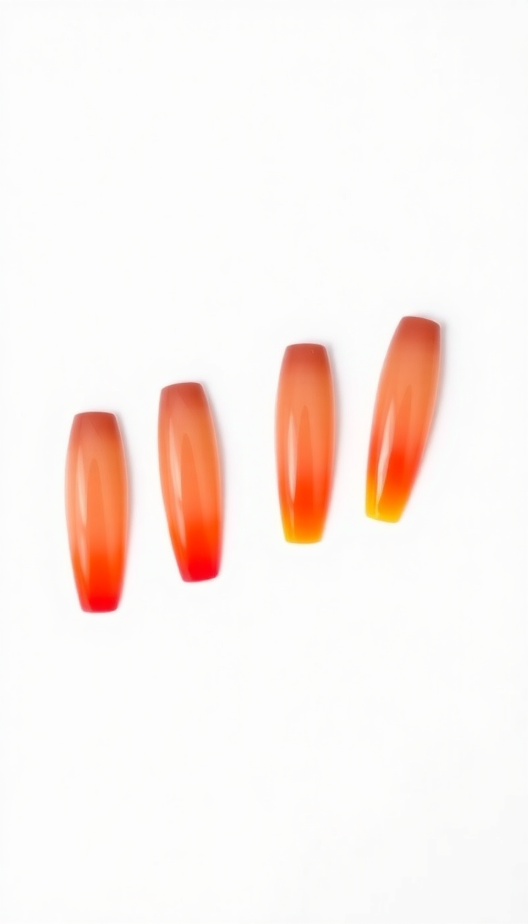 3. Golden Sunset Ombre
