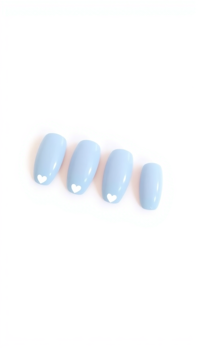 3. Sky Kiss - Baby Blue with Heart Details