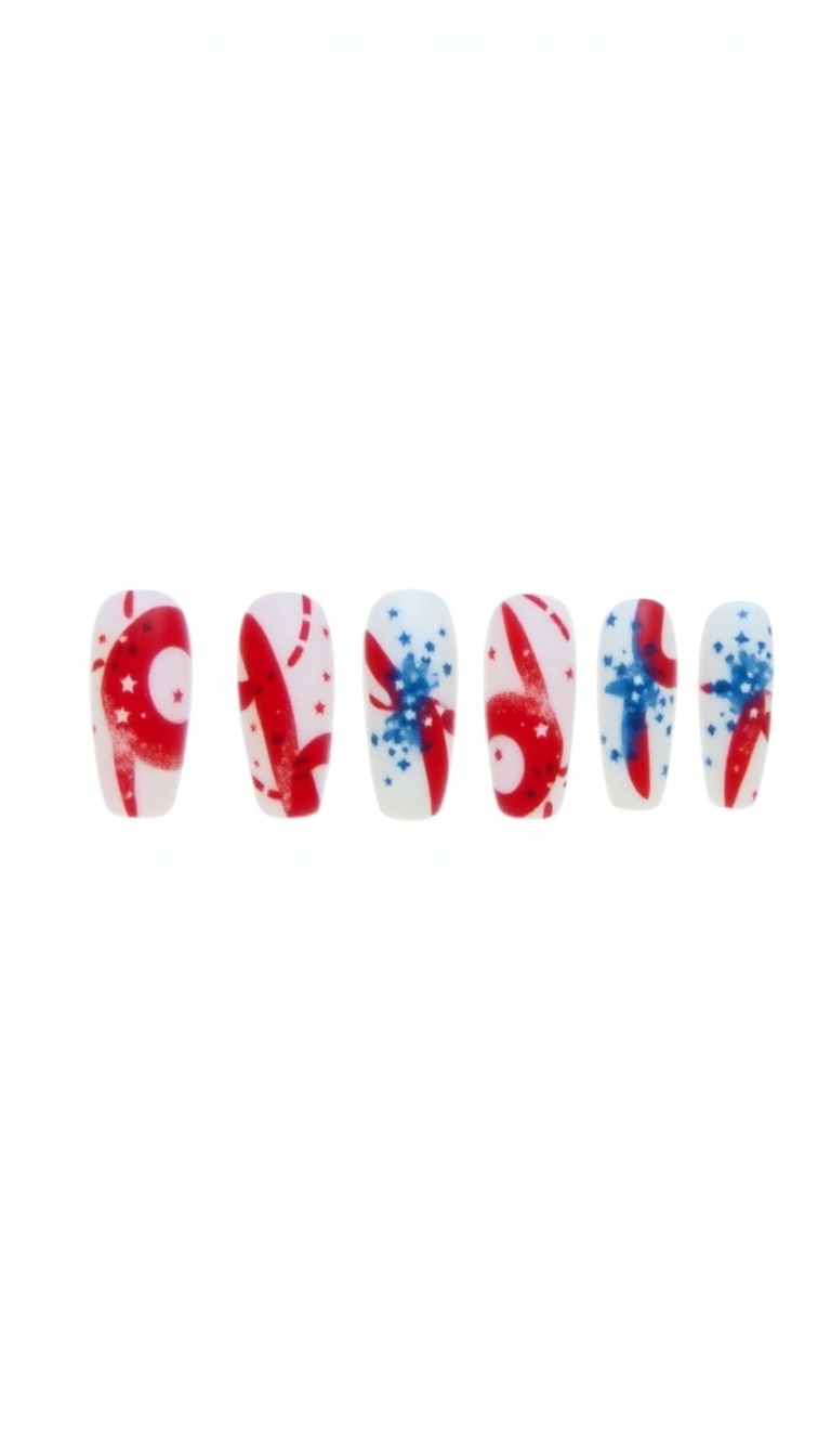 4. American Flag Abstract Art