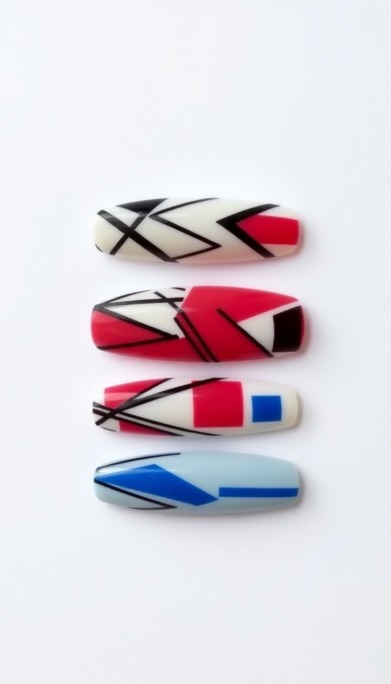4. Bold Geometric Lines