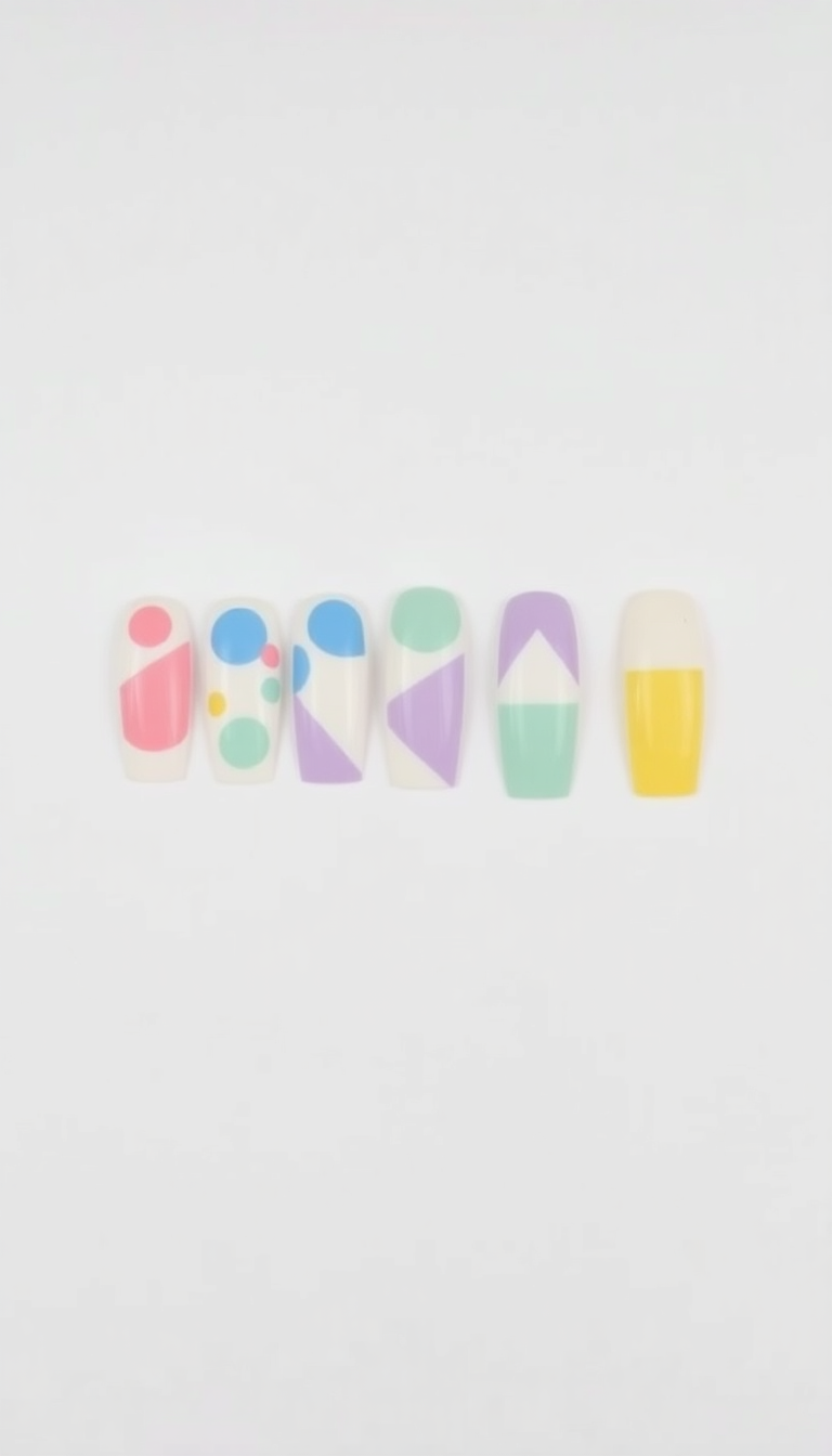 4. Chic Pastel Geometrics
