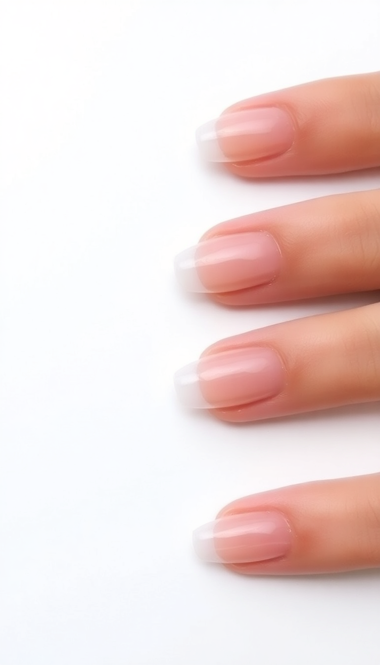 4. Frosted French Tips