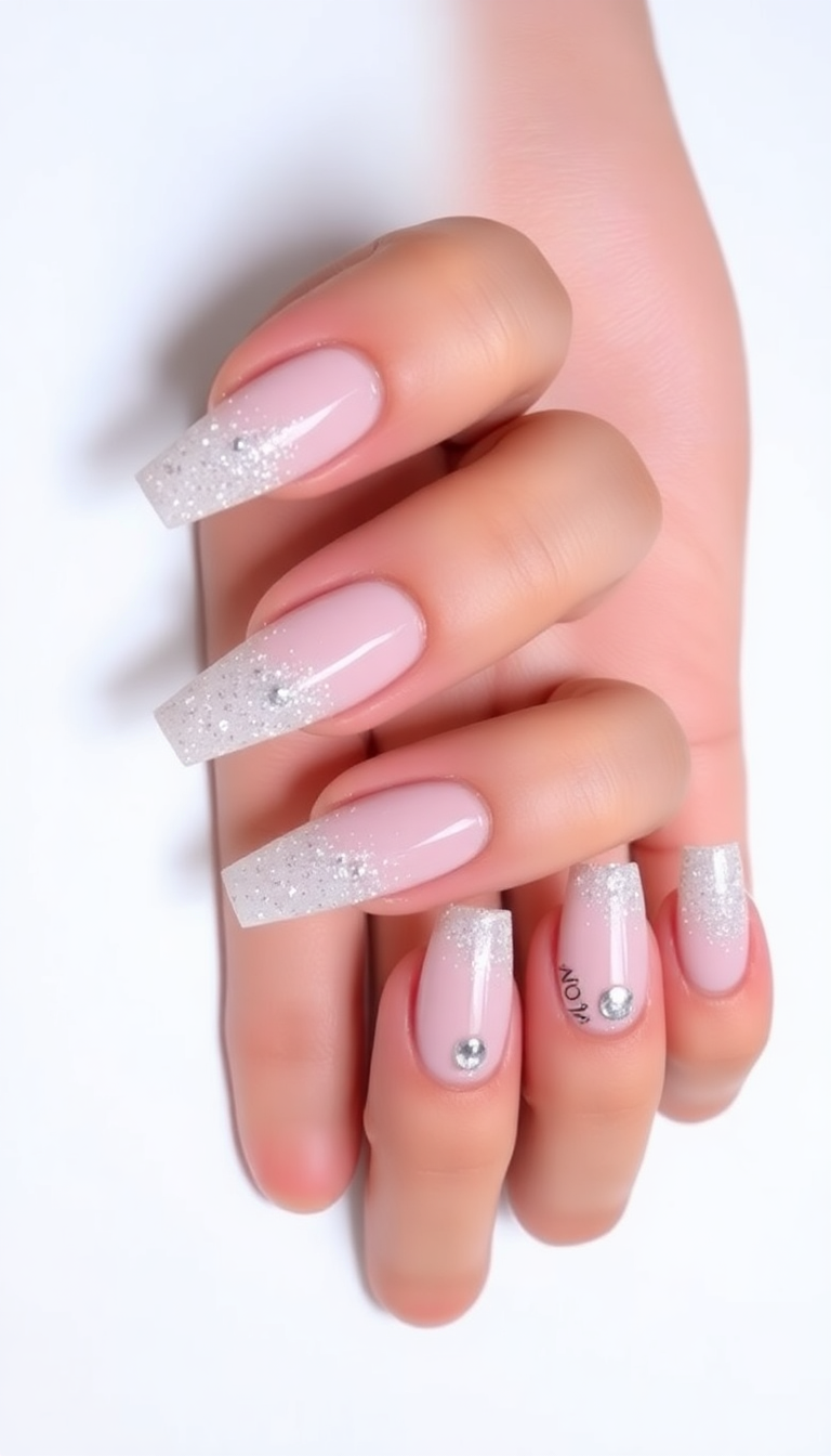 4. Glittering Silver Accents