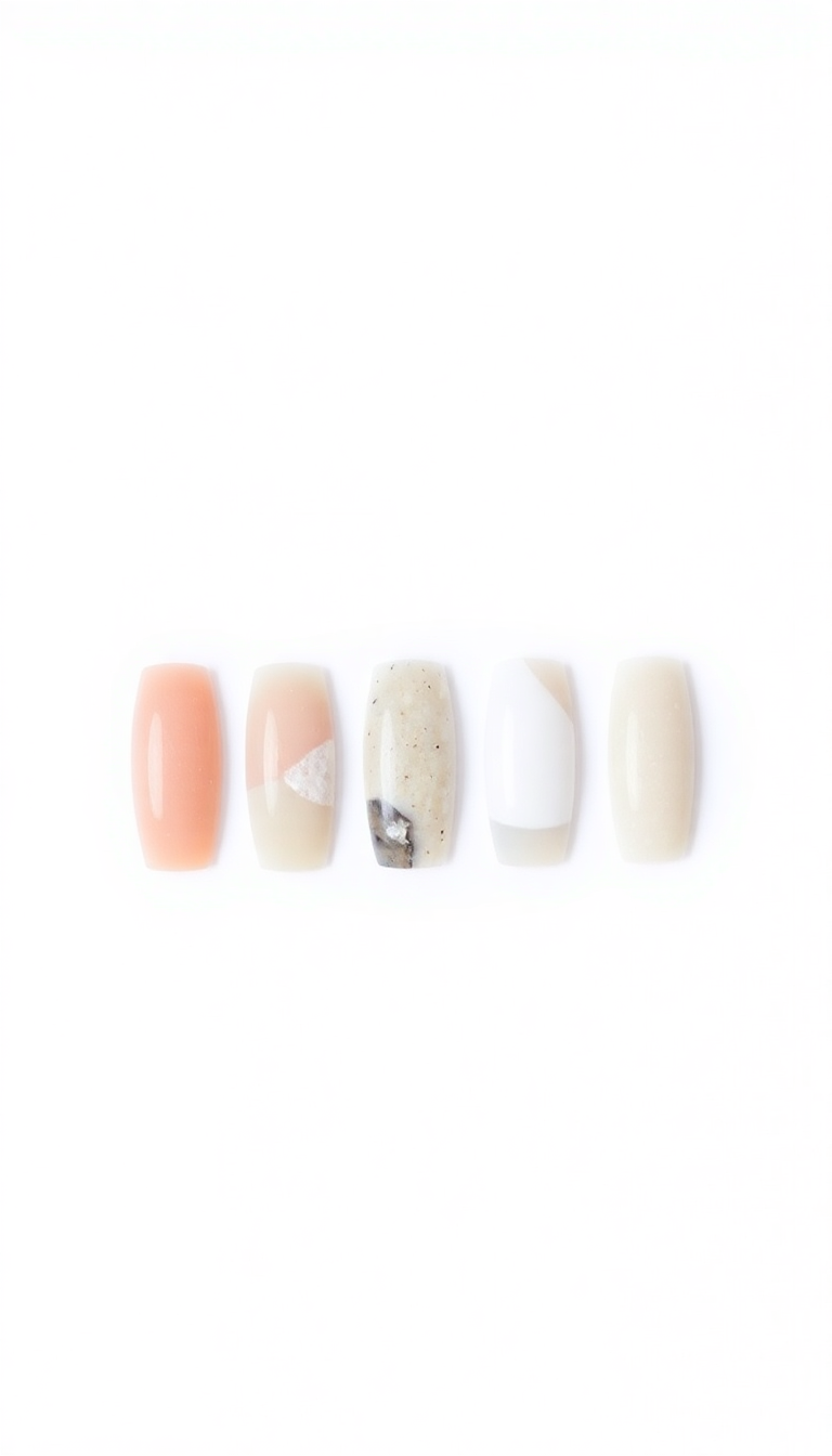4. Minimalist Stone and Sand Design