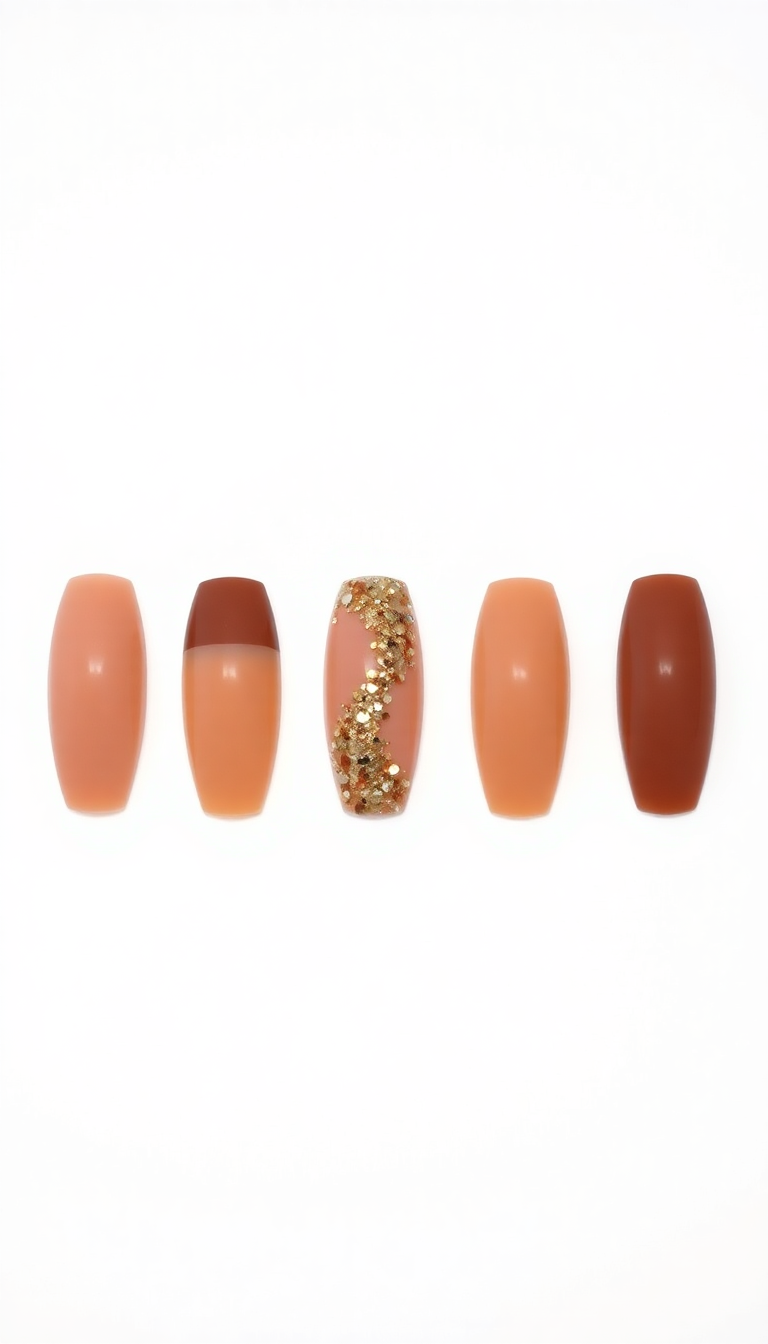 4. Mixed Textures in Brown