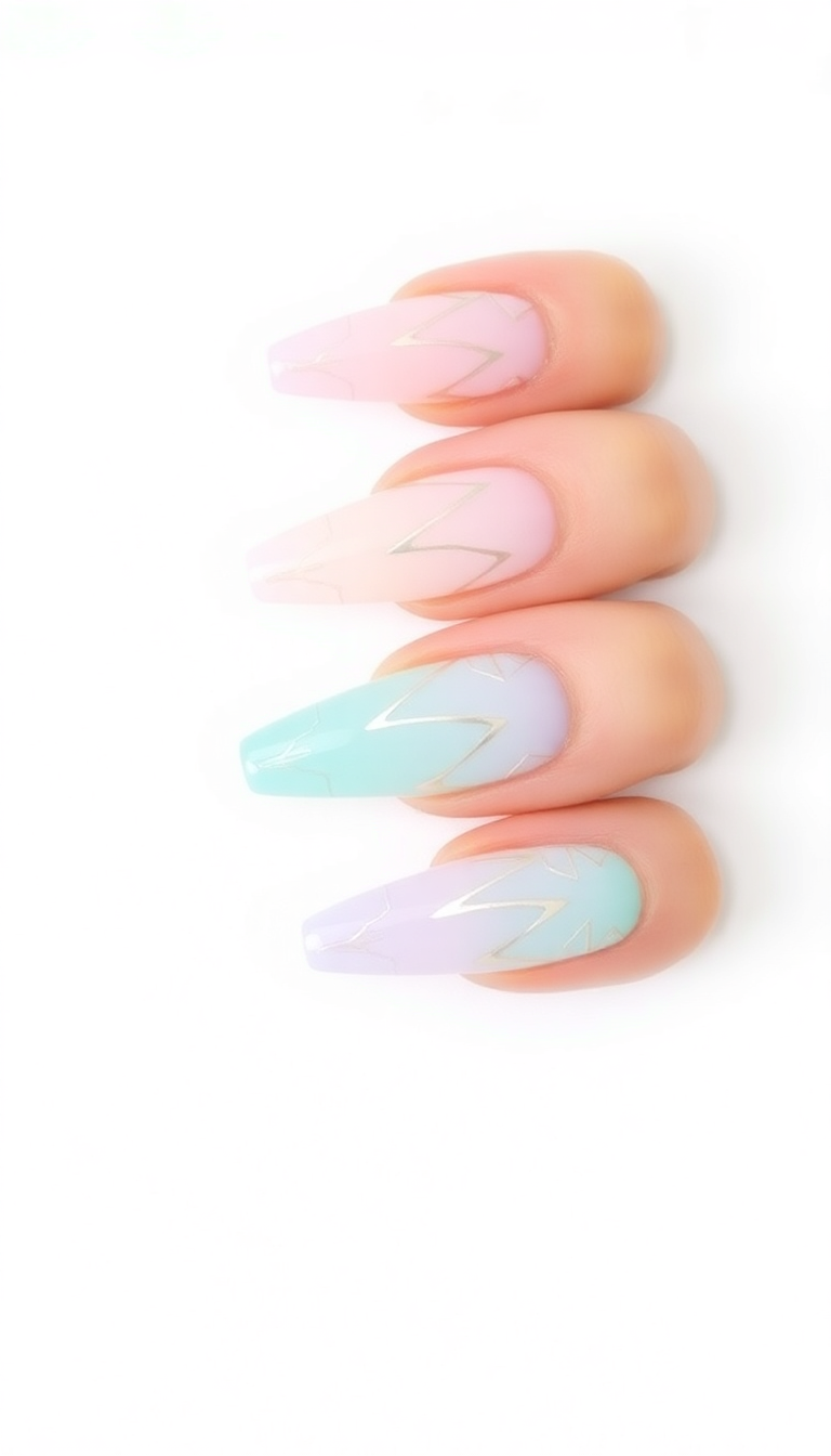 4. Pastel Cyber Patterns
