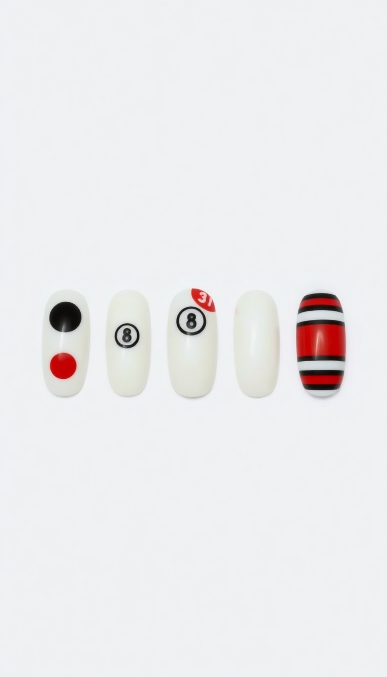 5. 8-Ball and Stripes Fusion
