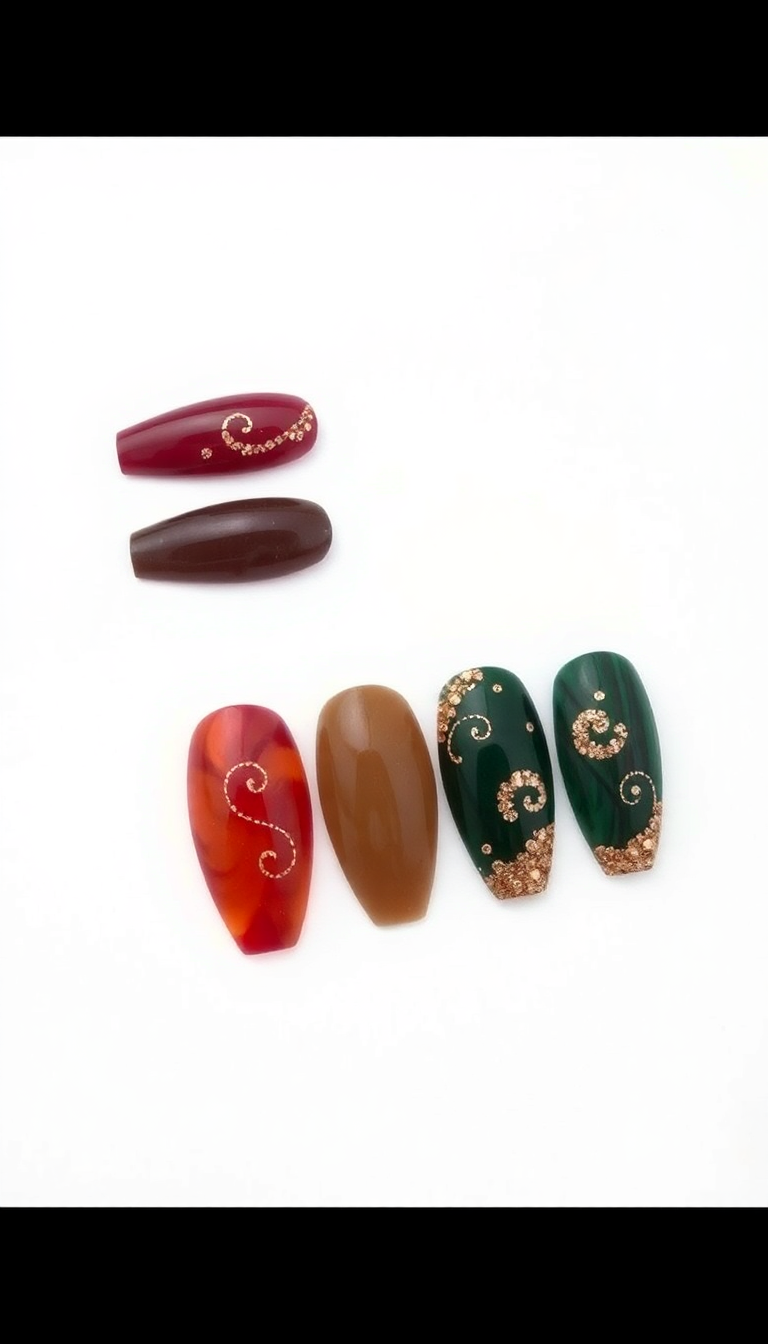 5. Autumn Glitter Accents