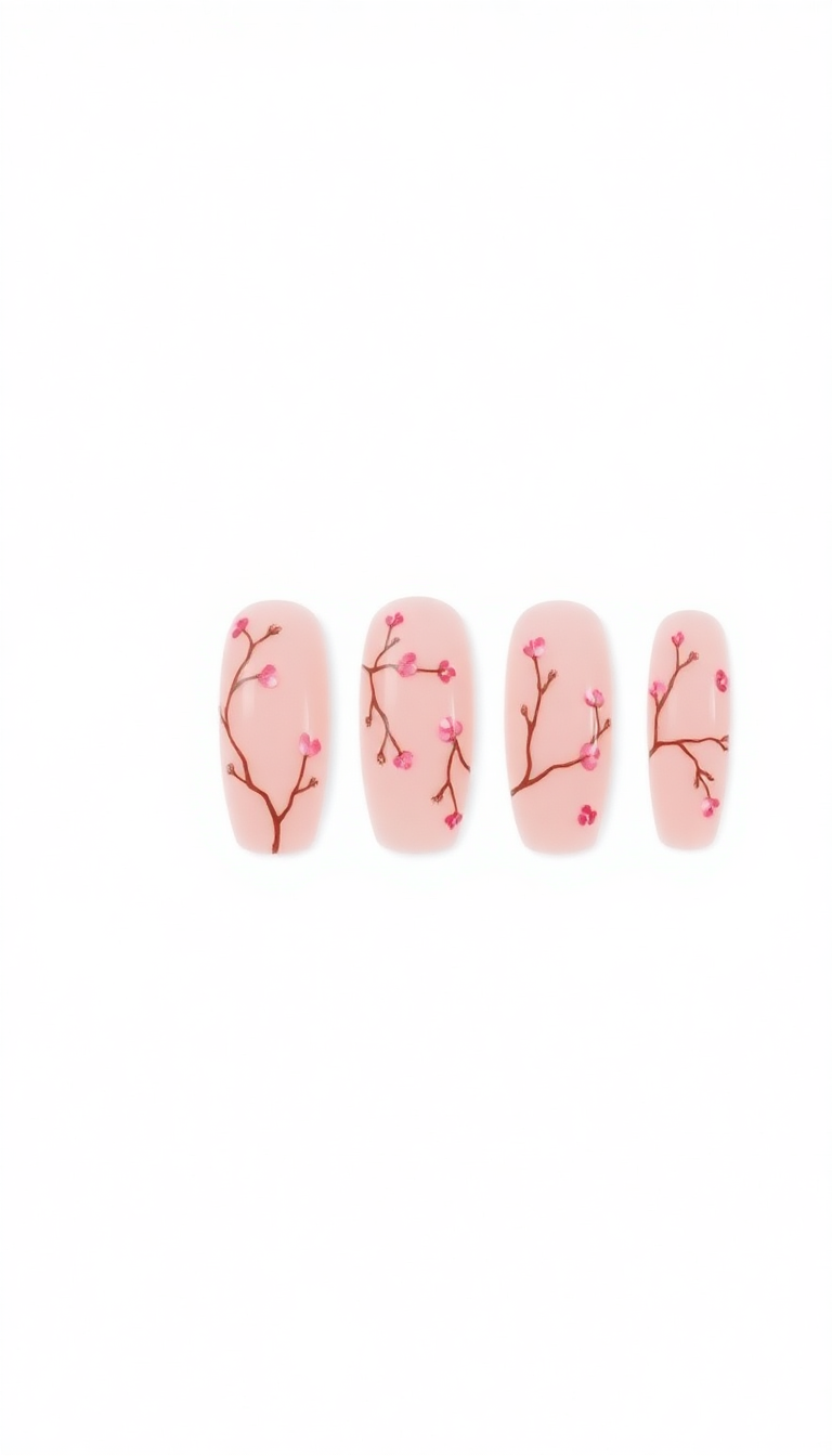 5. Chic Cherry Blossom Charm