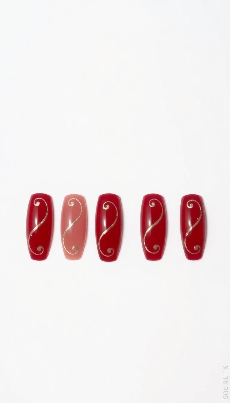 5. Classic Red with a Twist