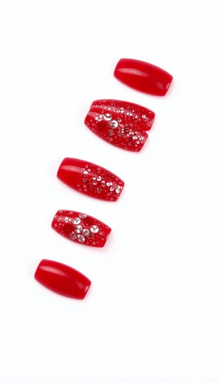 5. Dazzling Scarlet Sequins