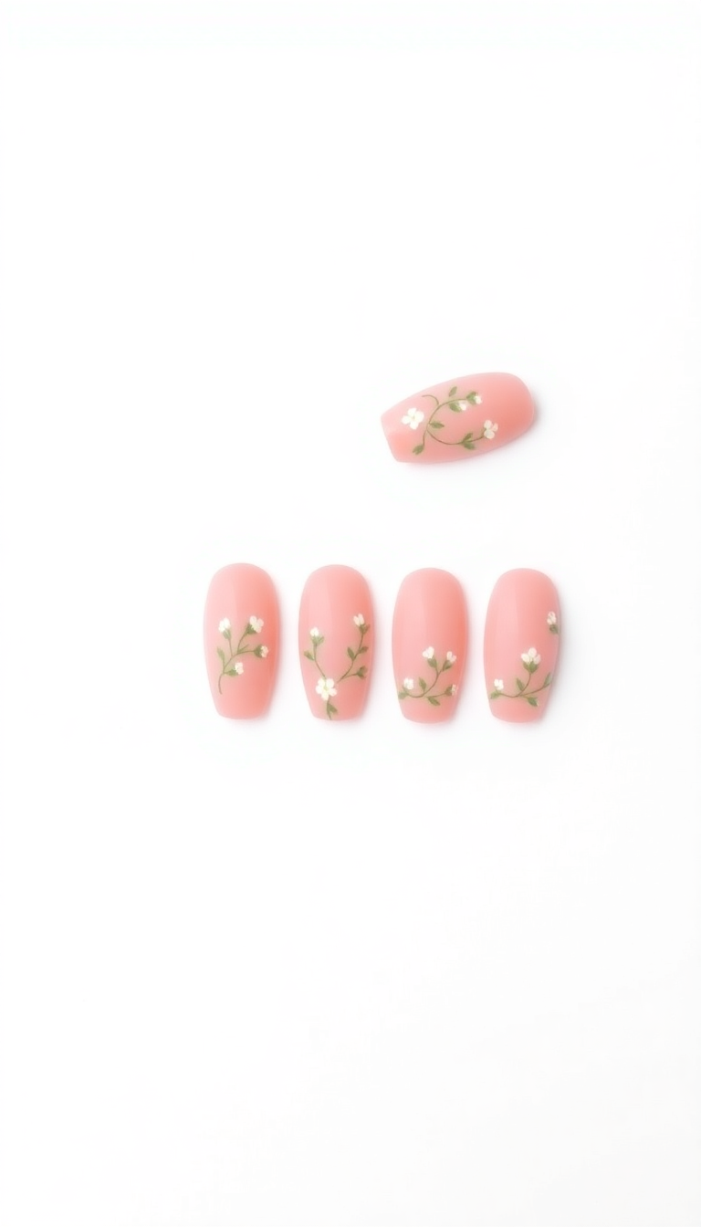 5. Delicate Floral Accents