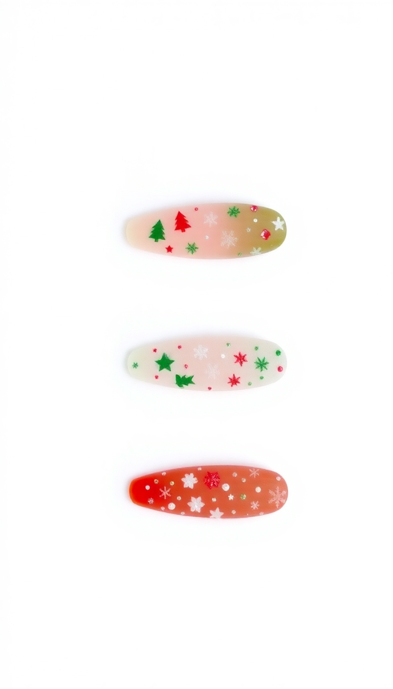 5. Festive Red and Green Combo