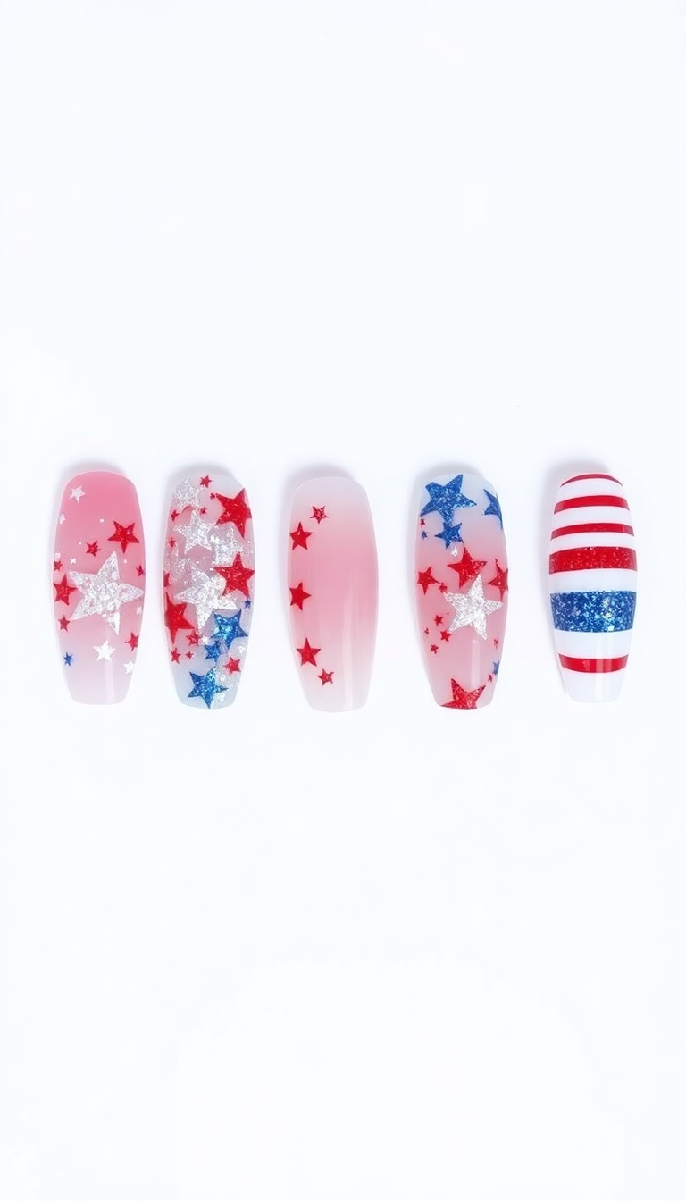 5. Glitter and Glam for July Fourth