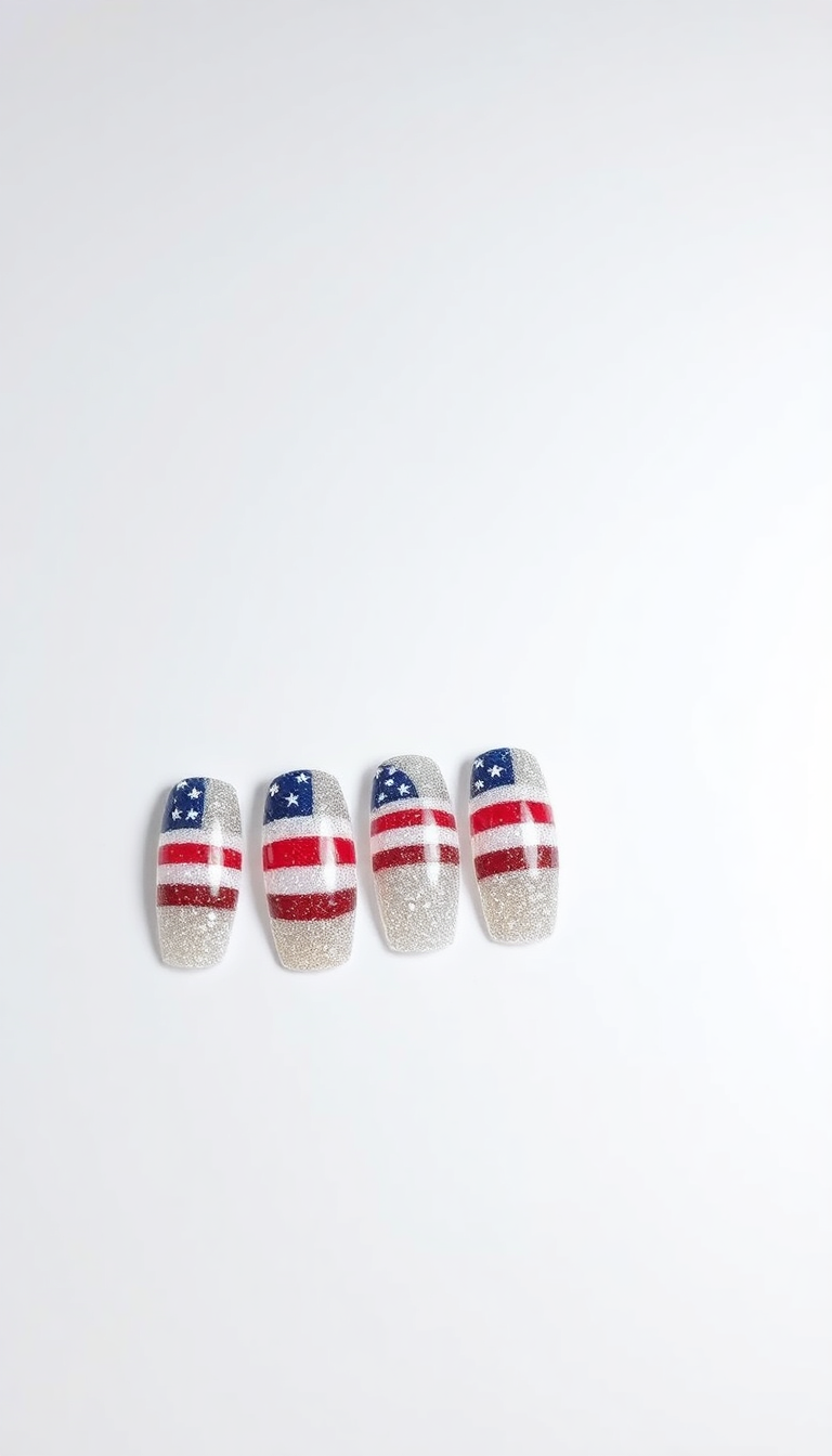5. Glittery American Flag