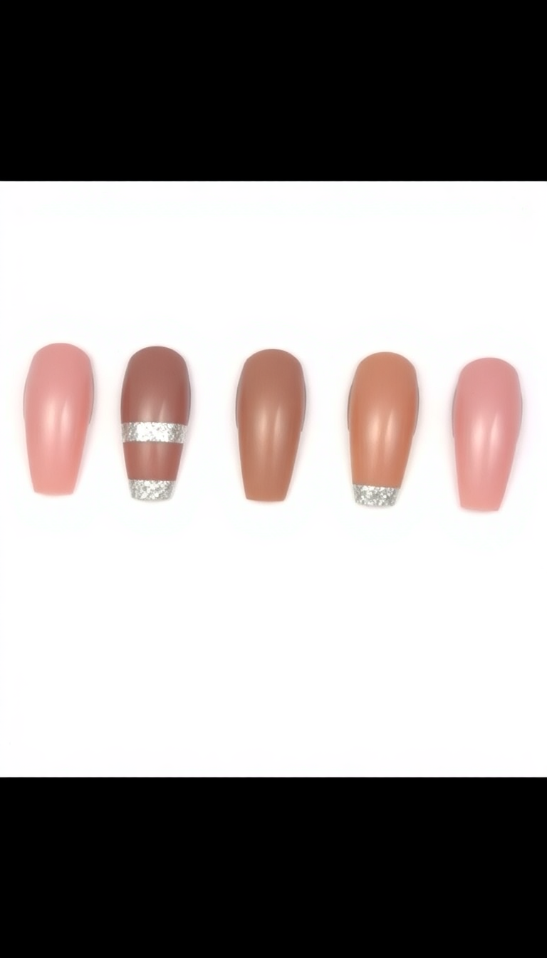 5. Matte and Metallic Mix