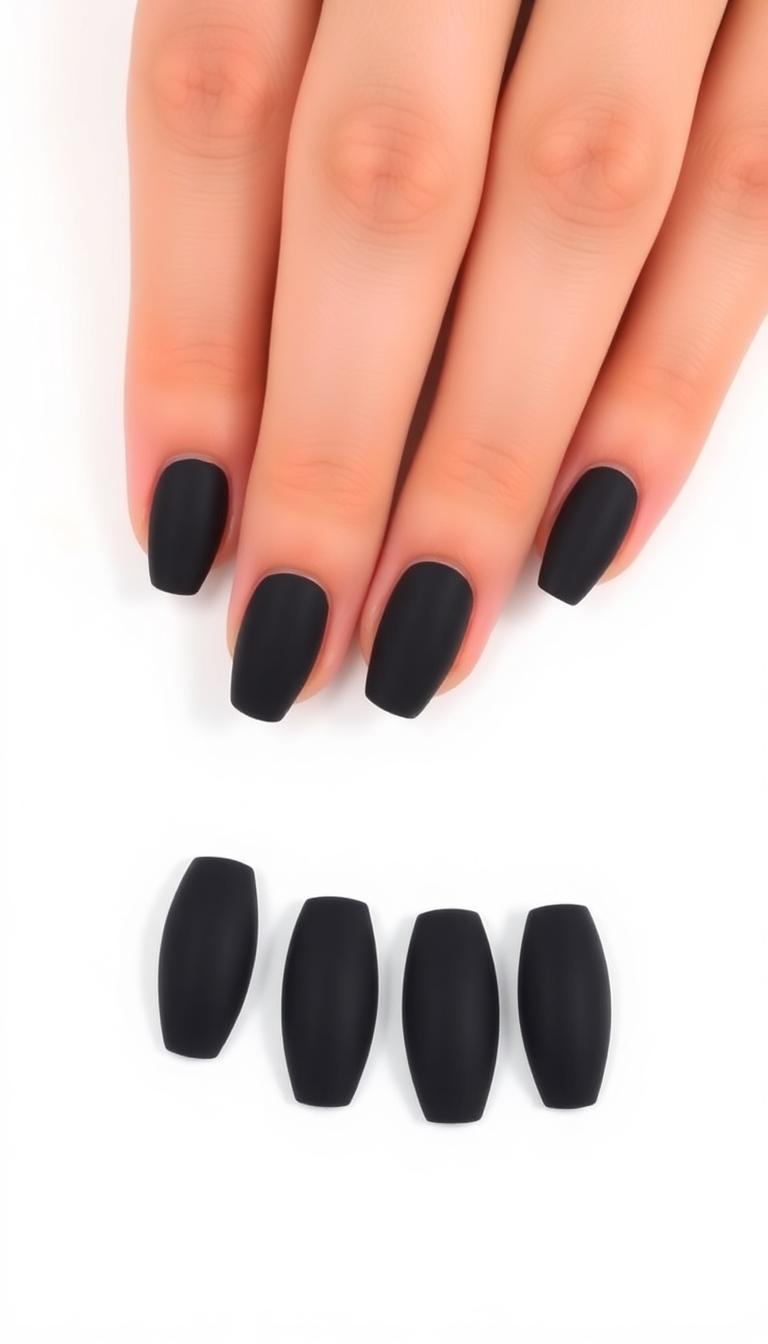 5. Minimalist Matte Black
