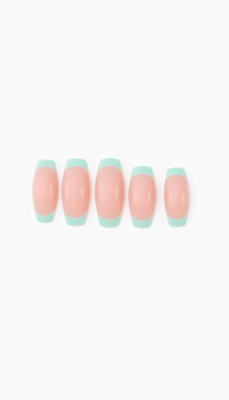 5. Mint French Tips