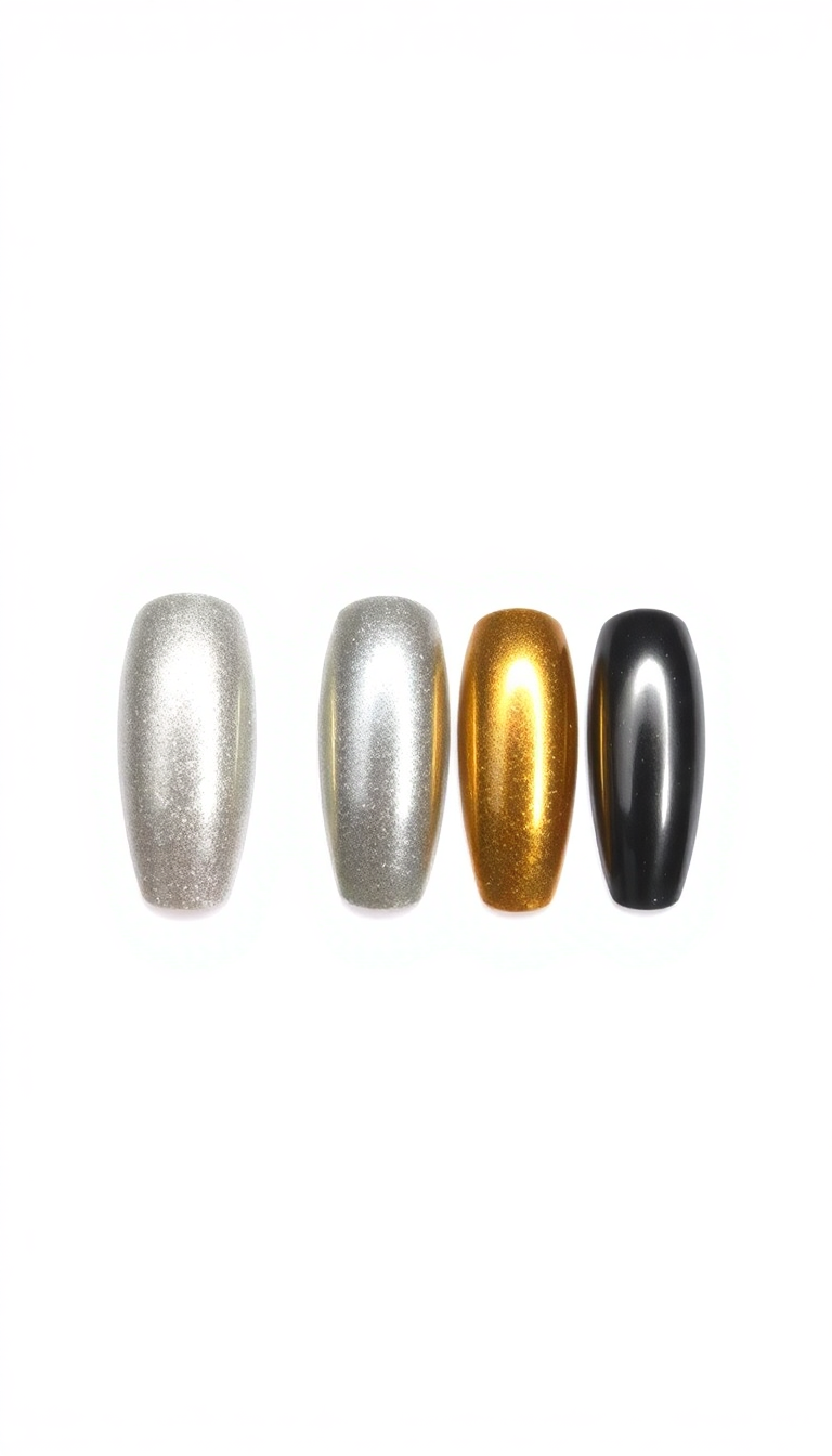 5. Shimmering Metallics