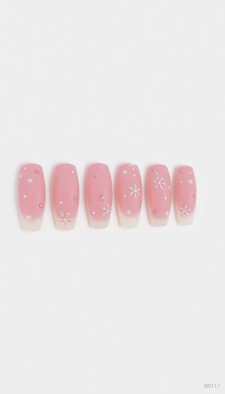 5. Winter Wonderland Inspired Pink Sparkles