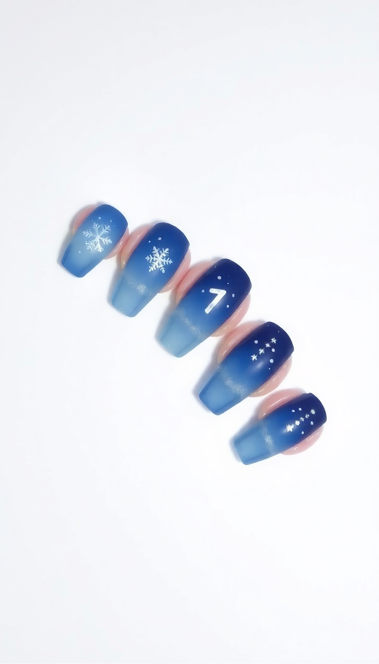 5. Winter Wonderland Ombre