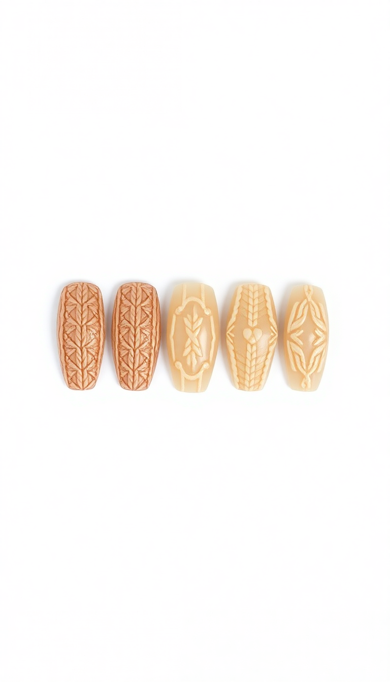 6. Cozy Sweater Nail Art