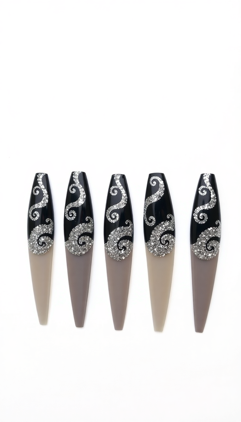 6. Daring Stiletto Tips