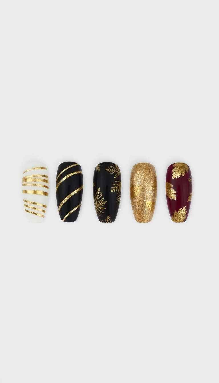 6. Glamorous Gold Accents