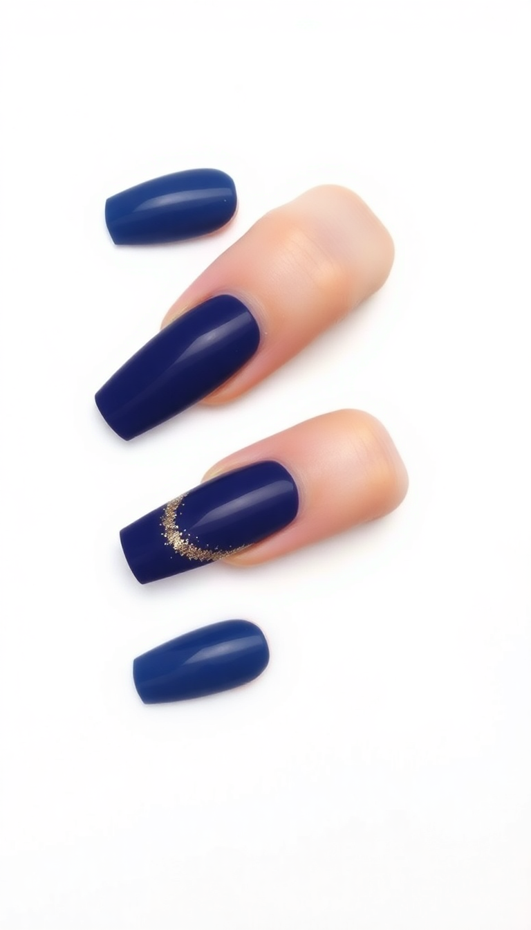 6. Glittering Gold Highlights